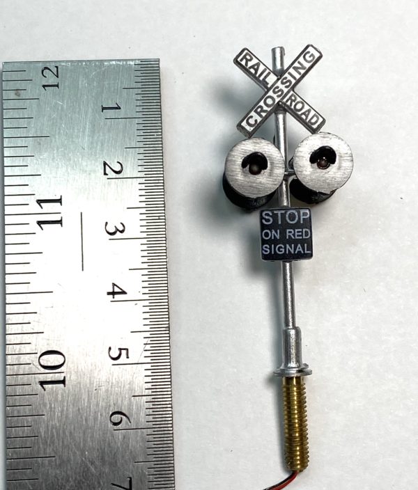 Model Train Crossbuck HO Scale Crossbuck Flasher - Model Train Technology